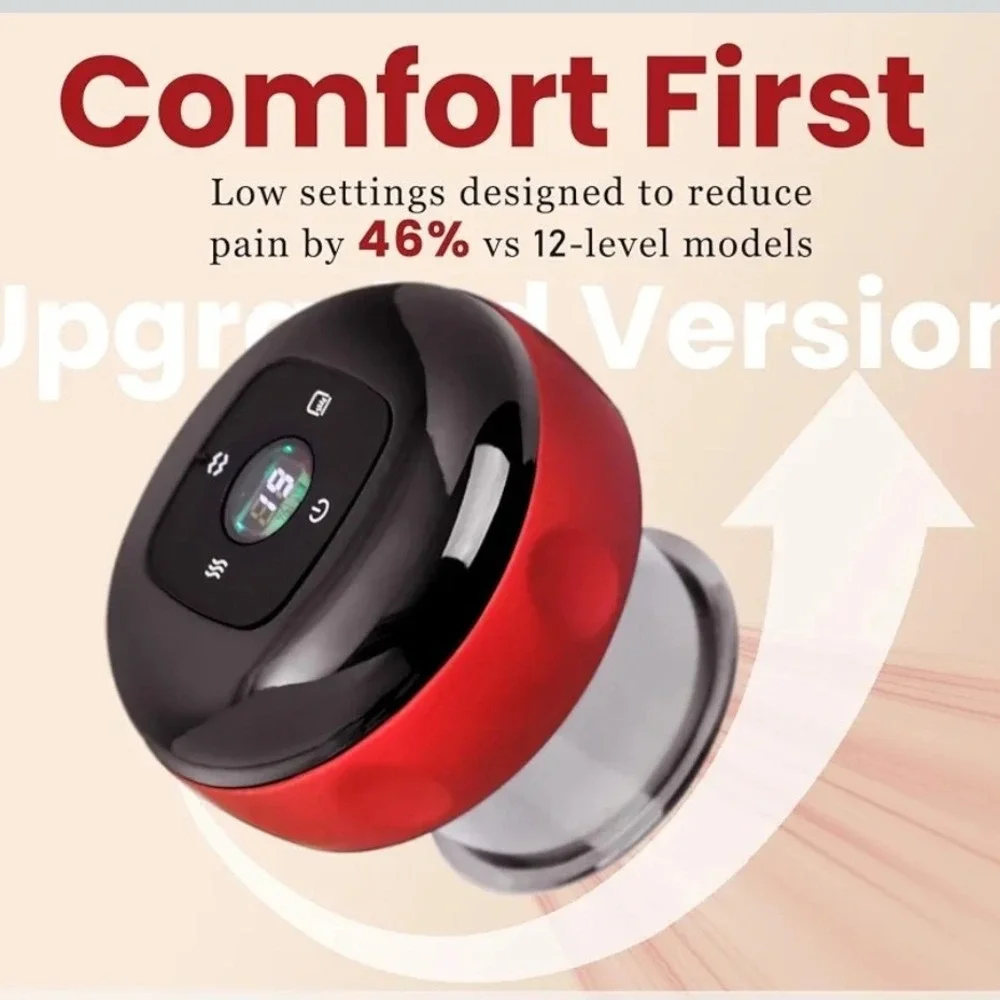 Becommend 5-in-1 Smart Cupping Therapy Massager 20 Levels Heat Suction Remote